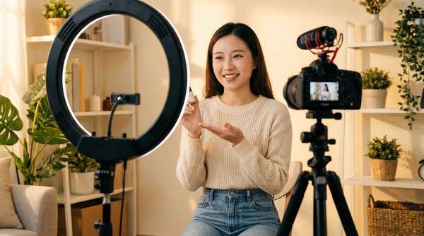 镜子前面生活vlog视频分享